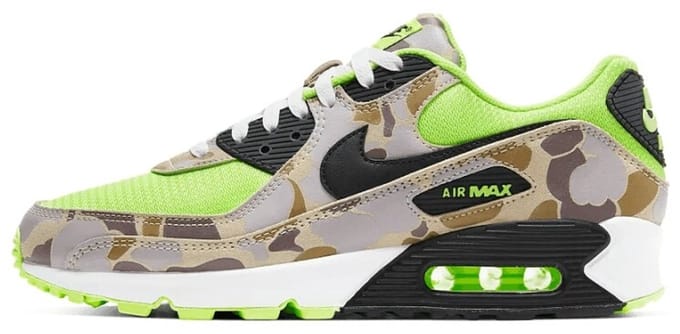 Nike - Sneakers - Unisex - Groen - Zwart