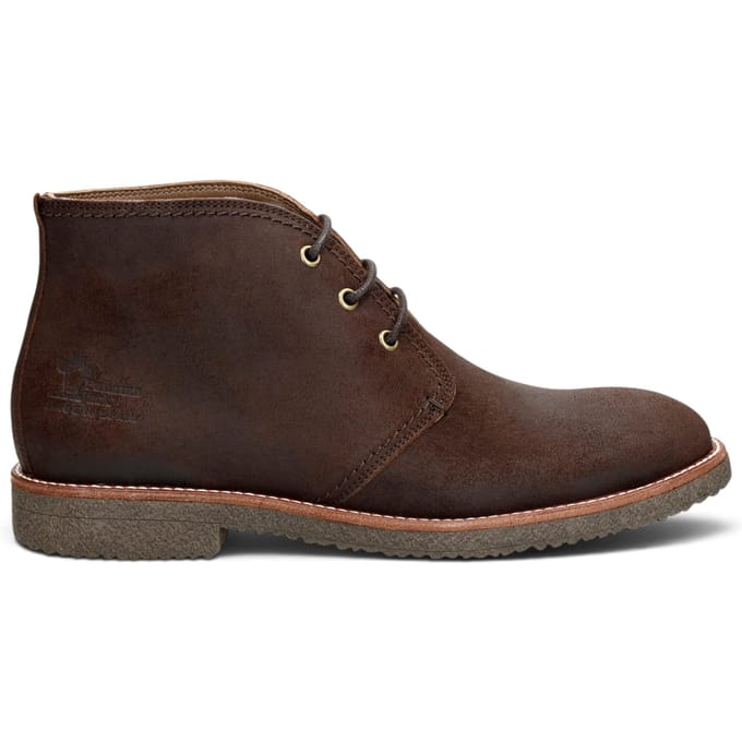 Panama Jack Waterdichte Desert Boots met Veters van Bruin Leer voor Heren - Gael C37