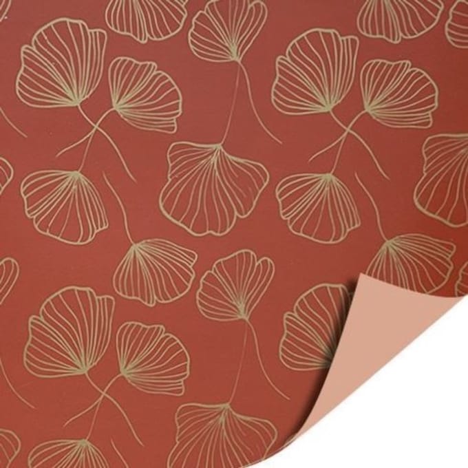 2 kleine rollen cadeaupapier 30 cm - Celebrate Nature - Terra-Nude