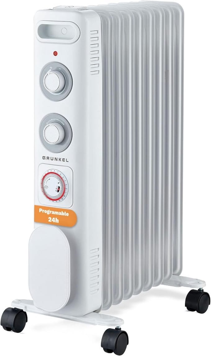 Olieradiator met thermostaat - Heaters - Terrasverwarmers - Krachtig