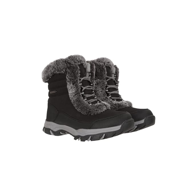 Mountain Warehouse Dames/Dames Ohio Thermische Snowboots met Korte Schacht (Zwart)