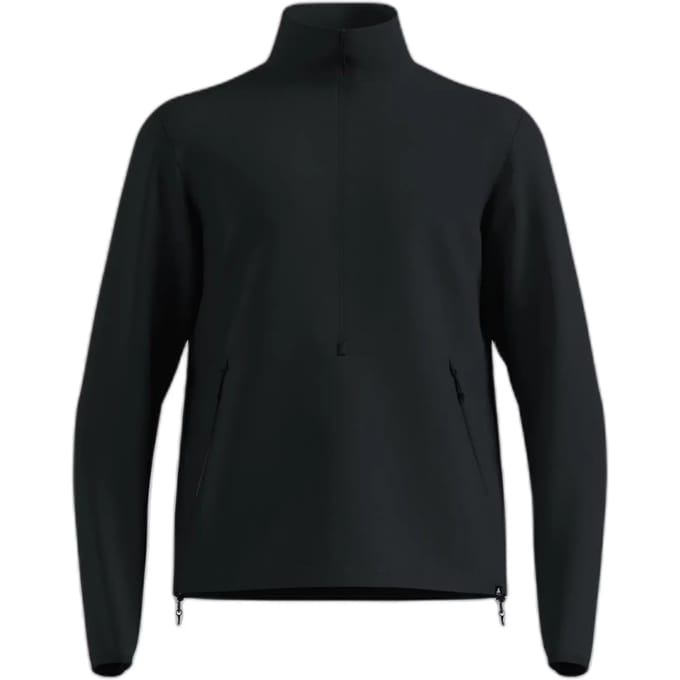 Odlo Wool Sweatshirt Met Halve Rits Zwart M-L