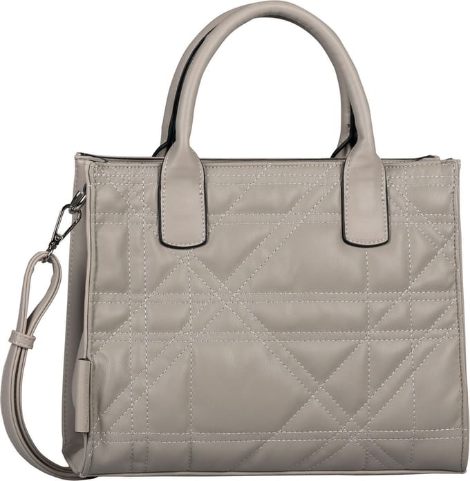 TOM TAILOR Handtas Schoudertas Juana Zip Shopper Taupe