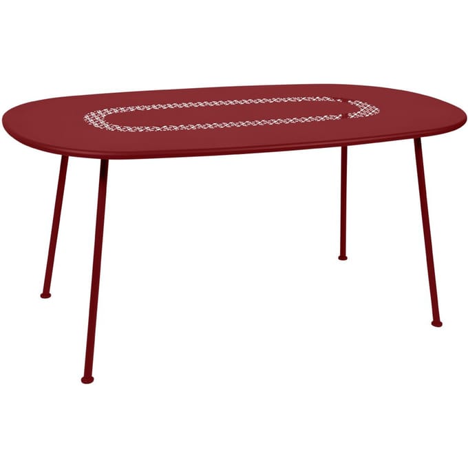 Fermob Lorette Tafel ovaal - 43 chili