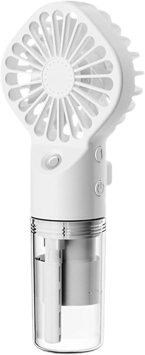 Water Mister Ventilator - Draagbare Vernevelaar - Blijf Verkoeld - Geïntegreerd Waterreservoir - 4 Versnellingen - Wit