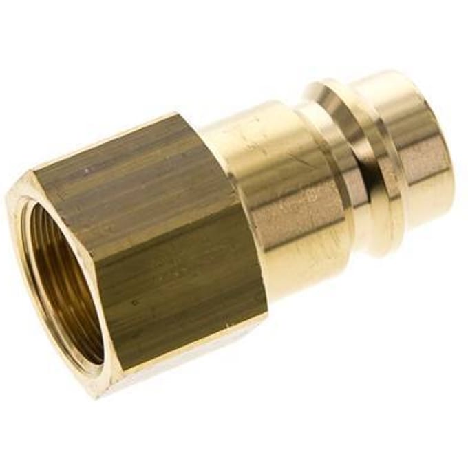 Messing DN 19 Luchtkoppeling Insteeknippel G 3/4 inch Binnendraad - CLP19-F-B-034