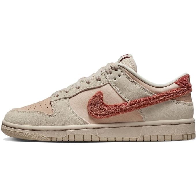Nike Dunk Low Terry Swoosh Dames Sneakers Pink Shimmer Sanddrift DZ4706-200 41