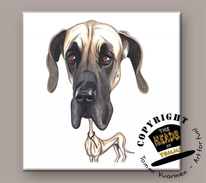 Tegel Hond Deense Dog