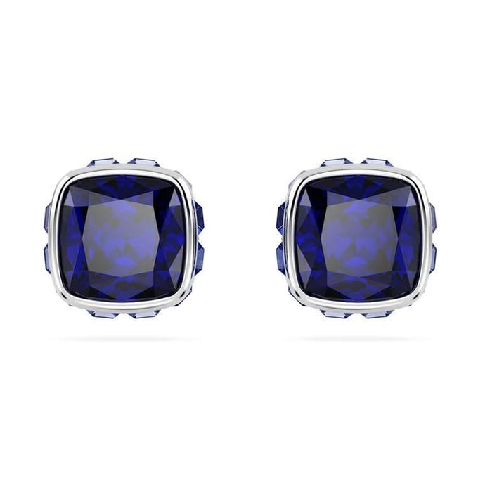 Boucles d'oreilles Carrées Pierre de Naissance Swarovski Boucles d'oreilles Unisexe Violettes 5660803 Box (Random Color) blue