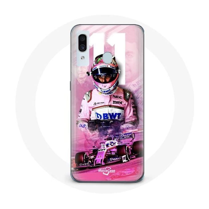 Coque - Formule 1 - Sergio Pérez - Samsung Galaxy A40 - Souple - Rose rose