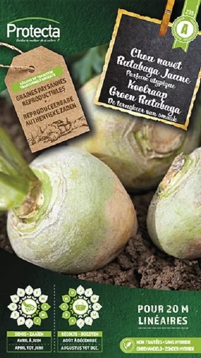 Protecta Groente zaden: Koolraap Groen Rutabaga