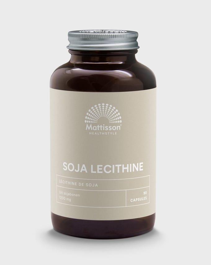 Mattisson - Soja Lecithine 1200mg - Lecithine Sojabonen - Voedingssupplement - 90 Capsules