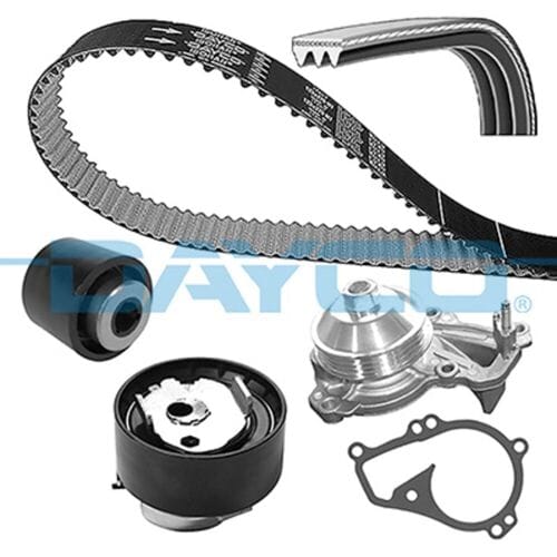 Waterpomp + distributieriem set PowerGrip® DAYCO KBIOWP140