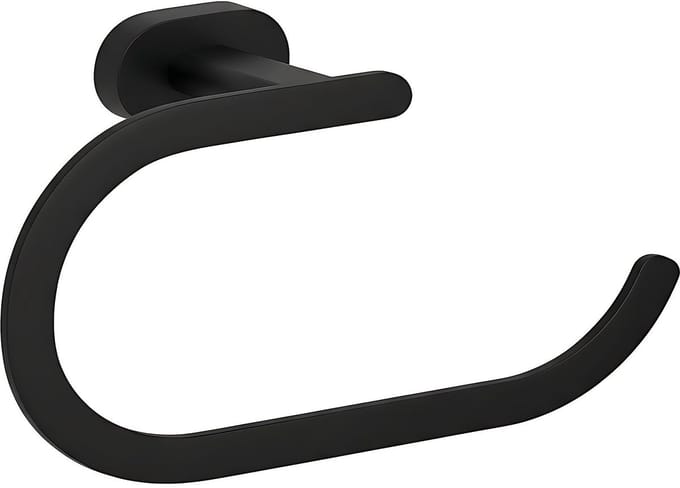 Rea 110 Til - Handdoekhouder - Zwart - 6,5X22,5X12Cm