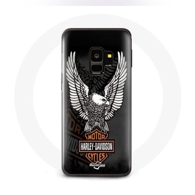 Coque pour Samsung Galaxy S9 plus Harley Davidson aigle logo