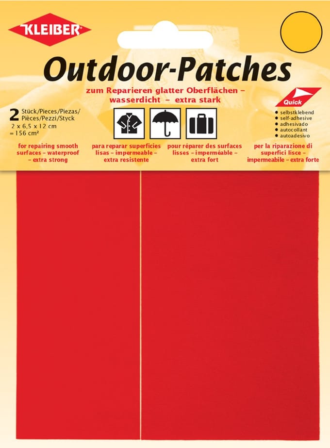 Outdoor-kleefpleisters, rood, 65 x 120 mm