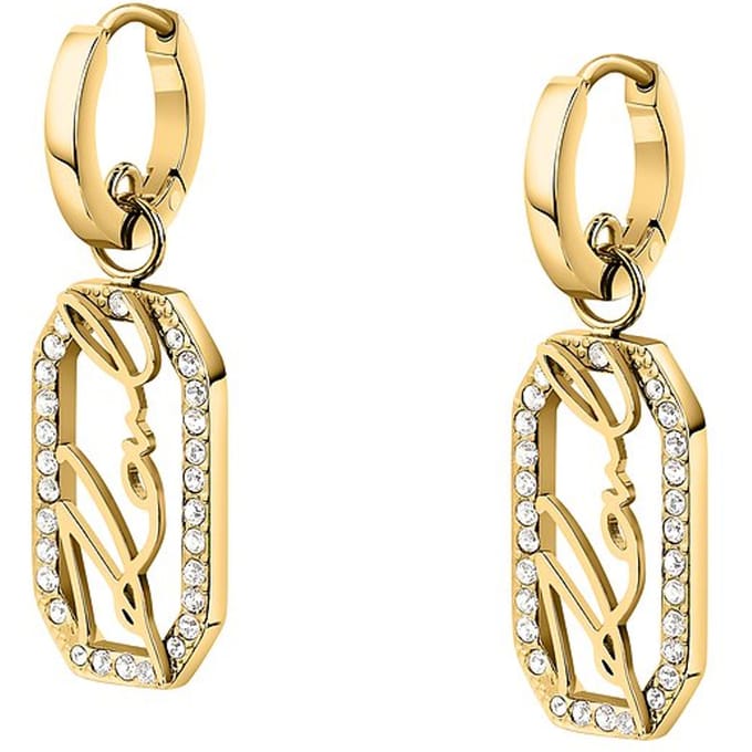 Karl Lagerfeld - Oorbellen - KLAYC45 - Dames - CRYSTALS