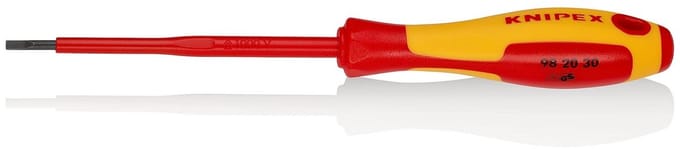 Knipex VDE VDE Platte schroevendraaier Kopbreedte: 3 mm Koplengte: 100 mm DIN EN 60900