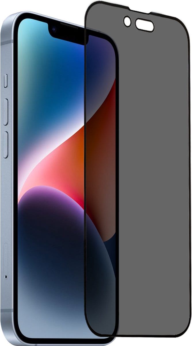 iPhone 14 Screenprotector privacy - gehard beschermglas screen protector iPhone 14 - Anti Spy - Arara