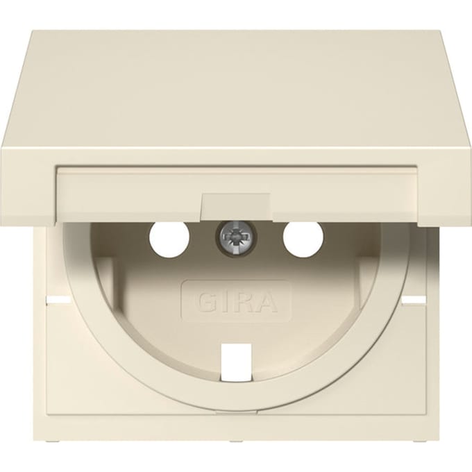 Gira Schuko Cover HC System 55 in Creme Wit - 492201