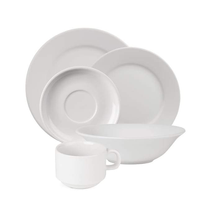 SPECIALE AANBIEDING Athena Hotelware 5-delige serviesset (24 stuks)