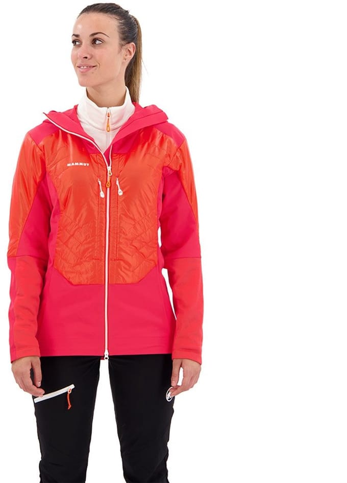 Mammut Eisfeld Hybrid Softshelljack Rood XS Vrouw