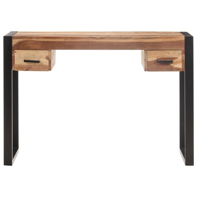 vidaXL - Bureau - 110x50x76 - cm - massief - hout