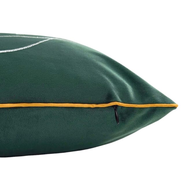 Sierkussen Velvet Merry Groen | 30 x 50 cm | Fluweel/Polyester
