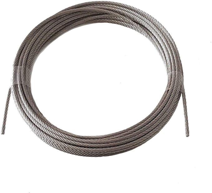 Draadkabel 1 mm 25 meter roestvrij staal 7X7