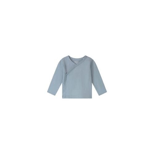 Prénatal newborn overslagshirt rib Light Water Blue 68 heren