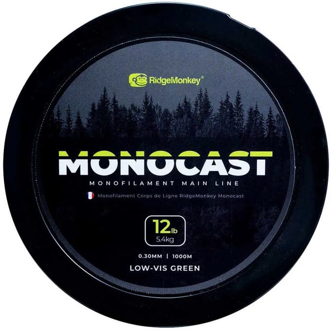 Ridgemonkey Monocast 1000 M Monofilament Transparant 0.400 mm