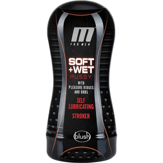 M for Men - Soft and Wet Masturbator Self Lubricating - Noppen & Ribbels