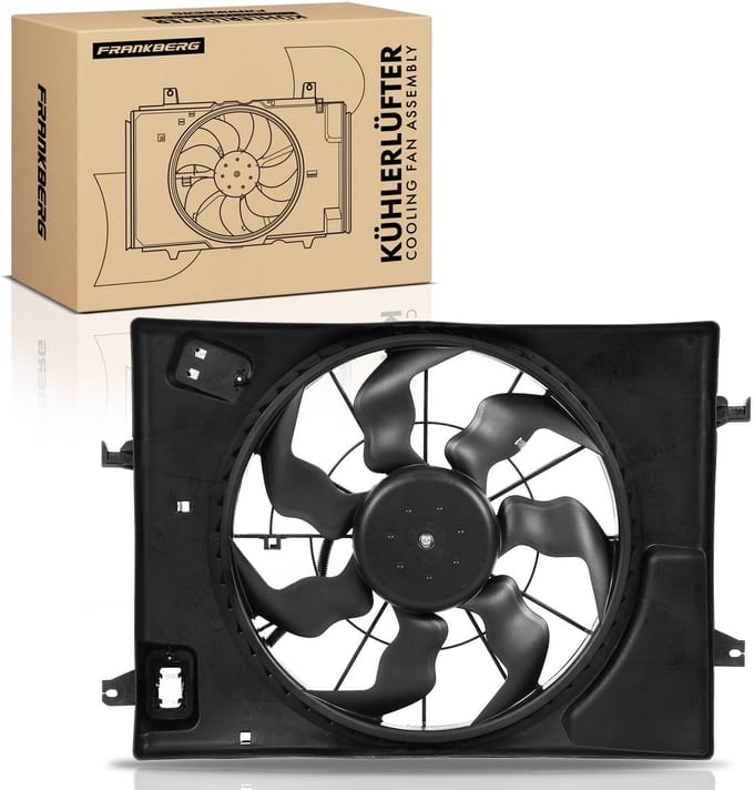 Frankberg 1x Motorkoeler Enkelvoudige ventilator