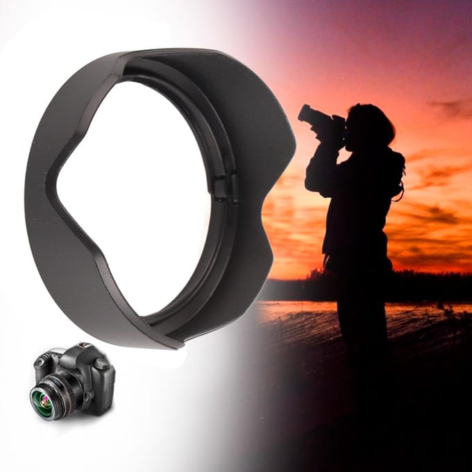 Pare-soleil EW‑60E en plastique ABS pour EF M 11‑22mm F 4‑5.6 IS STM black