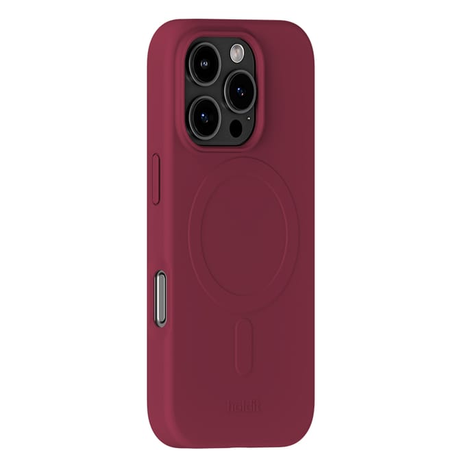Holdit Soft MagSafe Case voor de Apple iPhone 16 Pro Max - Red Velvet