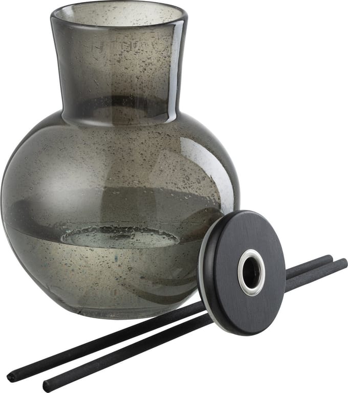 J-Line geurstokjes Deksel Olive & Frank Incense - glas - groen