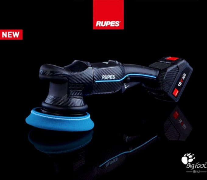 RUPES HLR21 iBrid Accu Polijstmachine 150mm - 18 Volt - BAS-set