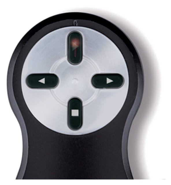 Kensington 2.4Ghz Draadloze Presenter - Klikker voor Presentaties - Pointer met Rode Laser - Zwart