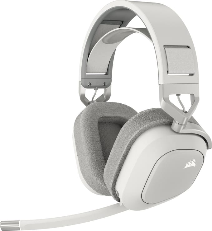 Corsair HS80 MAX Draadloze Headset - Wit - PC, Mac & PS5/PS4