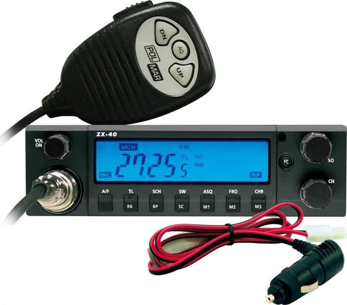 Polmar ZX-40 - AM/FM - CB radio - 12 Volt