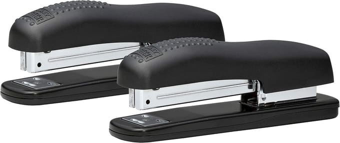Ergonomische nietmachine voor 20 vellen kantoor- en thuisgebruik (2 stuks)