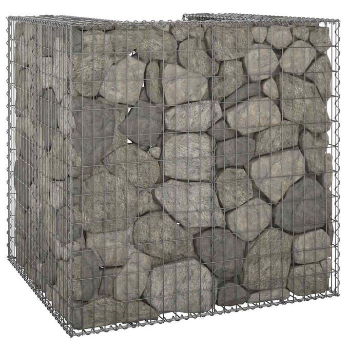 vidaXL - Schanskorf - voor - container - 110x100x110 - cm - gegalvaniseerd - staal