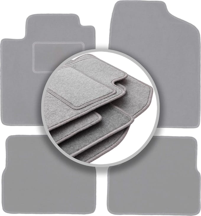 Grijze automatten voor: Nissan Micra K12 hatchback (2002-2010)