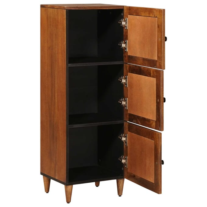 vidaXL - Highboard - Walnotenhout - 40 - x - 33 - x - 110 - cm - Massief - Mango - Hout