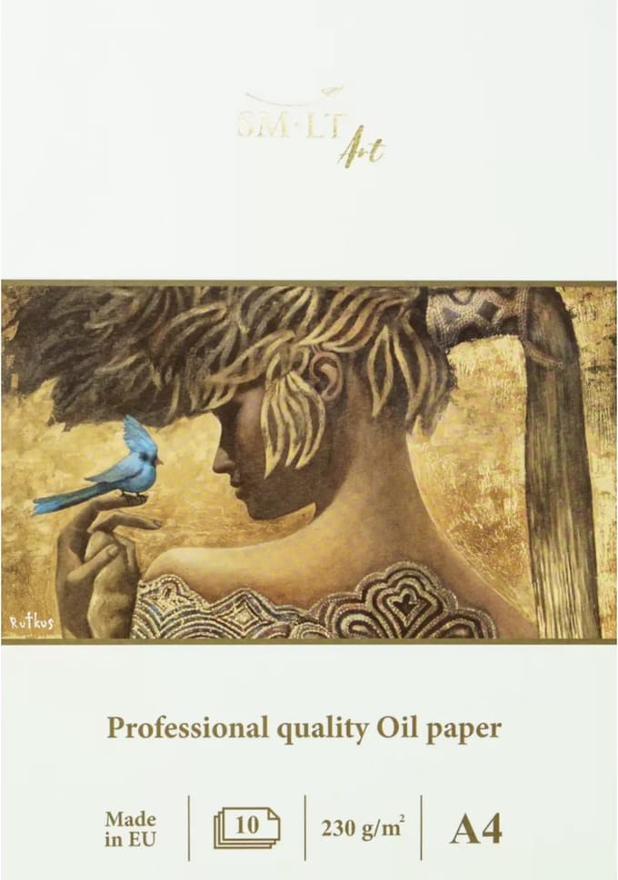 SMLT - Papierblok - Professional Olieverf - A4 - 230gr - 10 vel