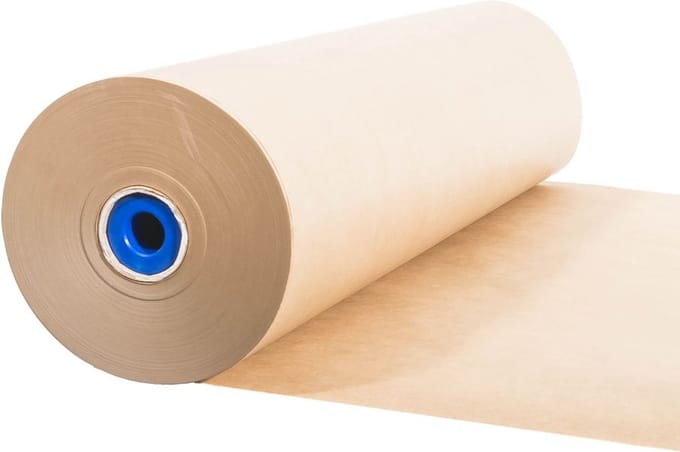 Natronkraft inpak-papier - 50 cm breed - 70 grams papier - 1 rol