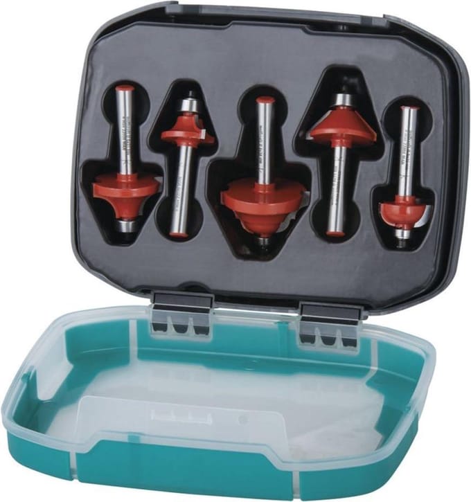 wolfcraft - Profielfrees set HM - Profiel Frees Set 5 delig - 8754000