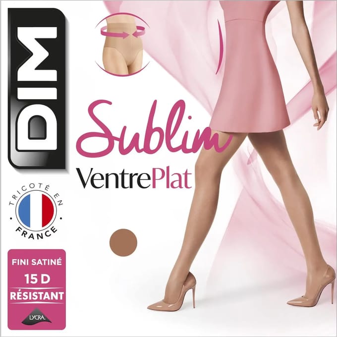 Damespanty DIM Sublim Ventre Plat 15D