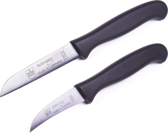 RÖR Solingen Schilmesje Krom & Recht – Kunststof Handvat – RVS Lemmet – 2 Delig