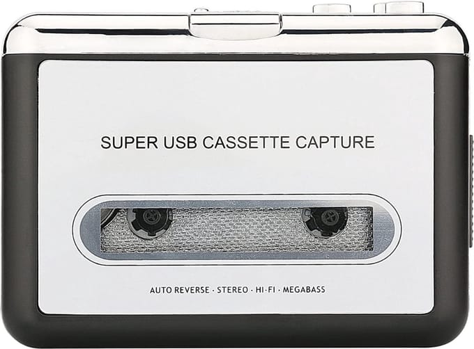 DailySupplies® Cassette Speler - Walkman - Wit en Zwart